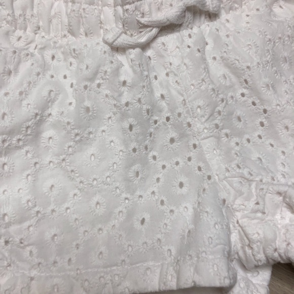 Cat & Jack White Eyelet Baby Shorts - Picture 3 of 5